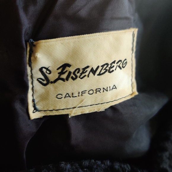 S. Eisenberg California VTG Curl LambsWool Vest - Picture 5 of 5